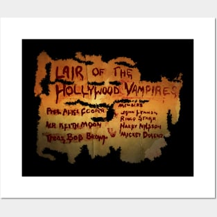 Lair Of The Hollywood Vampires Design Posters and Art